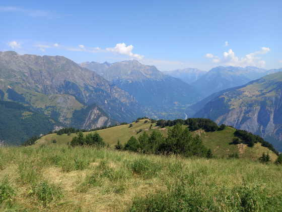 Vue sur le Massif de Belledonne