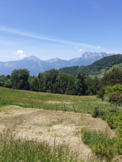 Vue sur le massif de Chartreuse