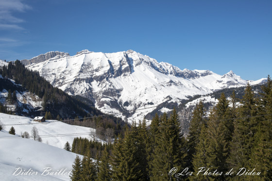 Vue sur le massif de l'Etale