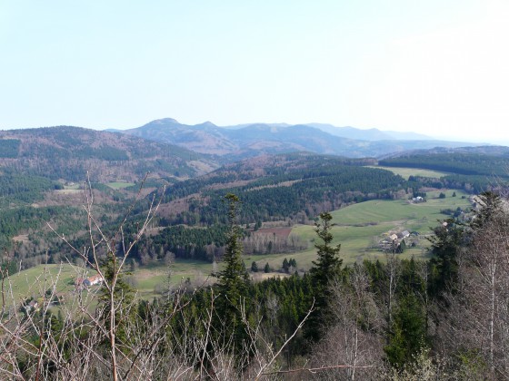 Vue sur le massif du Donon