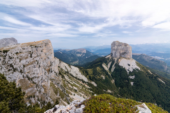 Vue sur le Mont Aiguille