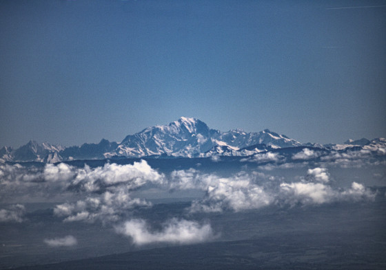 Vue sur le Mont Blanc