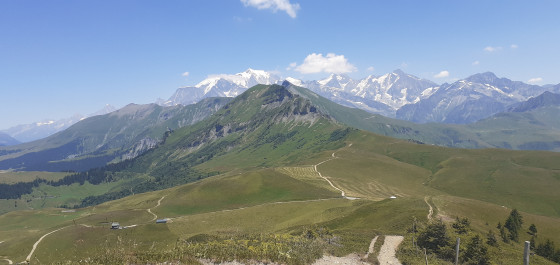 Vue sur le Mont Blanc