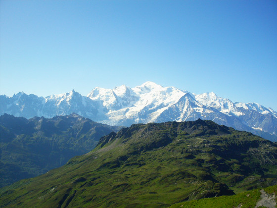 Vue sur le Mont Blanc