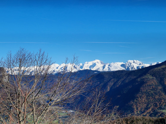 Vue sur le Mont Blanc