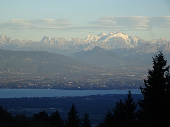 Vue sur le Monts Blanc