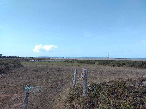 Vue sur le phare du Cap de la Hague