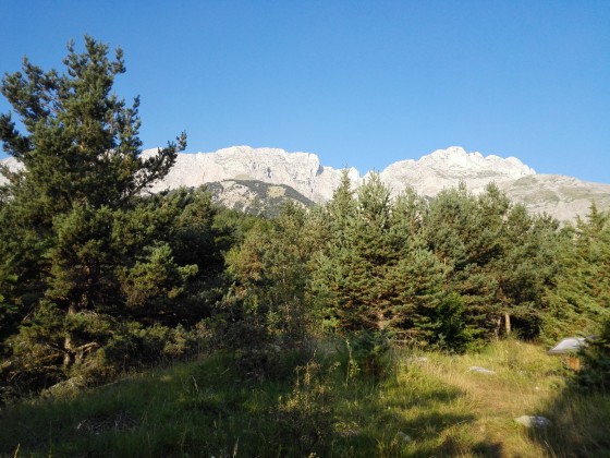 Vue sur le Pic Ponsin et le Bec de l'Aigle