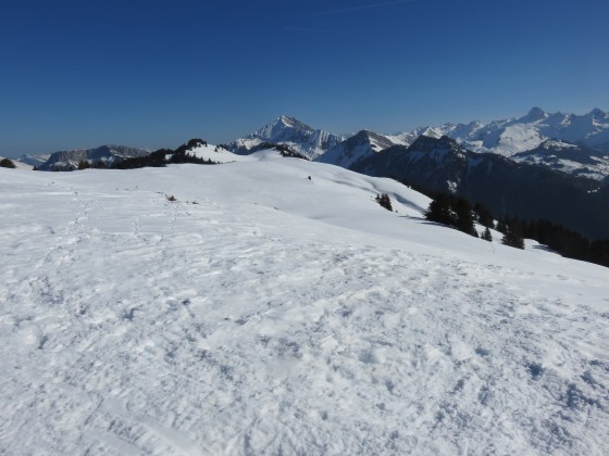 Vue sur le plateau