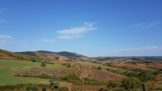 Vue sur le plateau