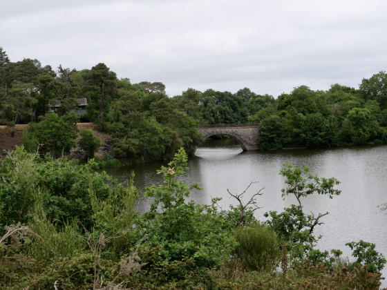 Vue sur le pont de la route de la Forge