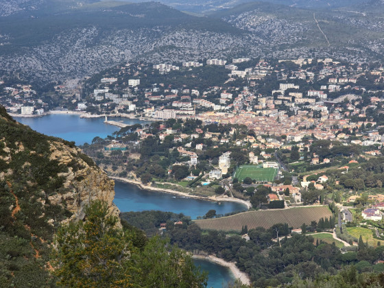 Vue sur le port de Cassis