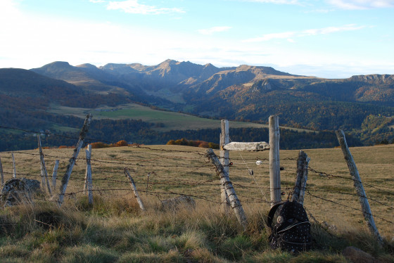 Vue sur le Puy de Sancy après le départ du Lac de Guéry