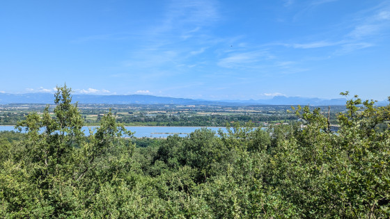Vue sur le Rh&ocirc;ne