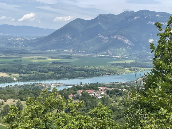 Vue sur le Rhône