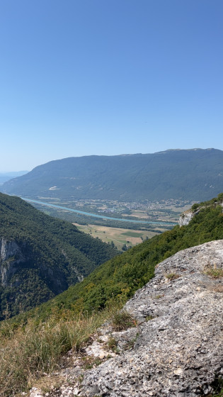 Vue sur le Rh&ocirc;ne