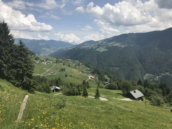 Vue sur le val d'Arly