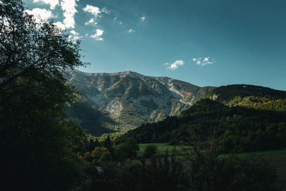 Vue sur le Ventoux après Brantes