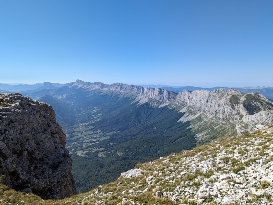 Vue sur le Vercors Sud
