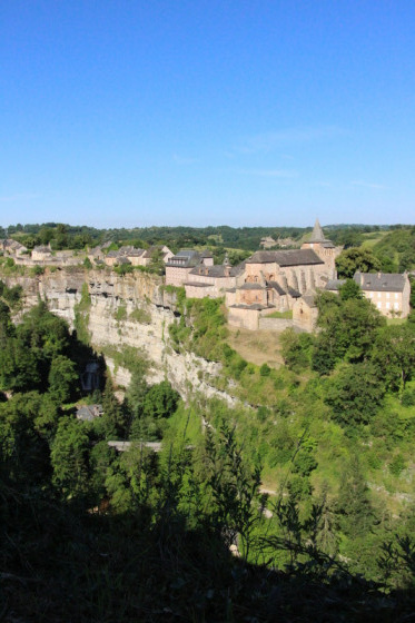 Vue sur le vieux Bozouls