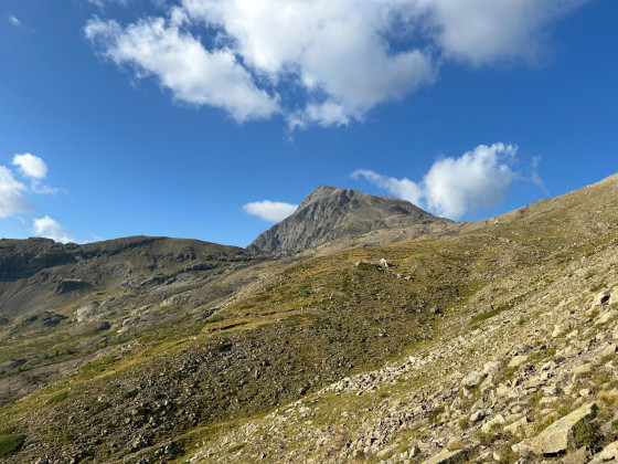 Vue sur le vieux Chaillol en passant le col