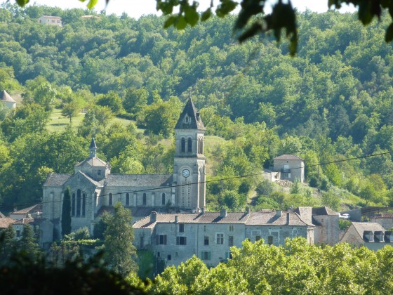 vue sur le village d'Albas