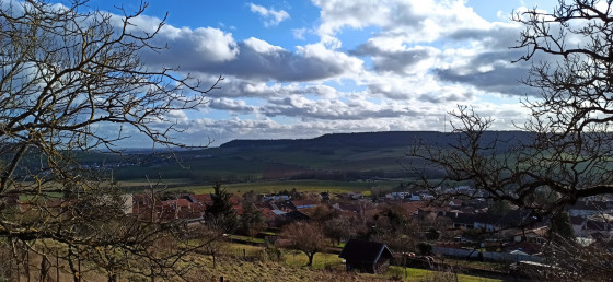 Vue sur le village d'Eulmont