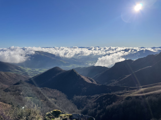 Vue sur le village de Baigorry