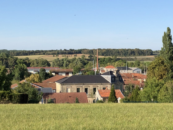 Vue sur le village de Mussey (Val d'Ornain)