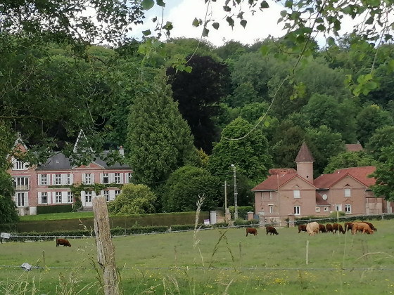 Vue sur  le village de Quilen