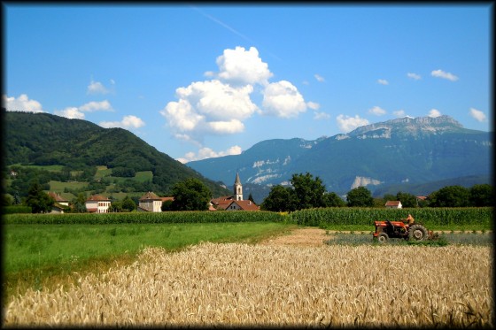 Vue sur le village