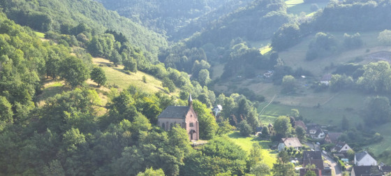 Vue sur les alentours de Fréland