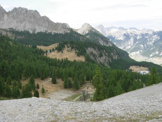 Vue sur les Alpes