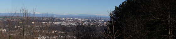 vue sur les Alpes