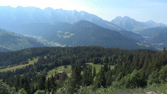 Vue sur les Aravis