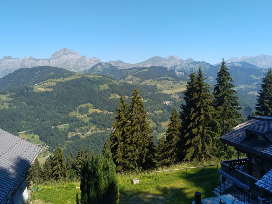Vue sur les Aravis.