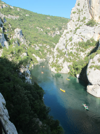 Vue sur les basses gorges