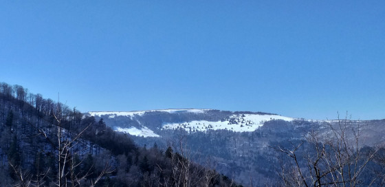 Vue sur les crêtes