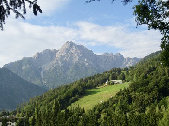 Vue sur les Dolomites