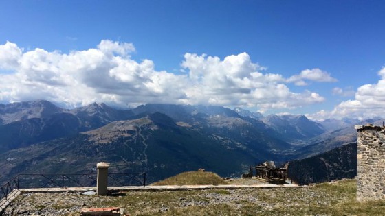 Vue sur les Ecrins, Briançon et Serre-Chevalier