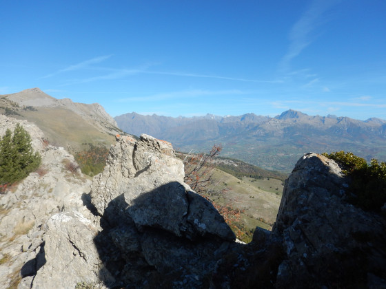 Vue sur les Ecrins