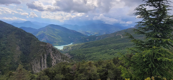 Vue sur les lacs