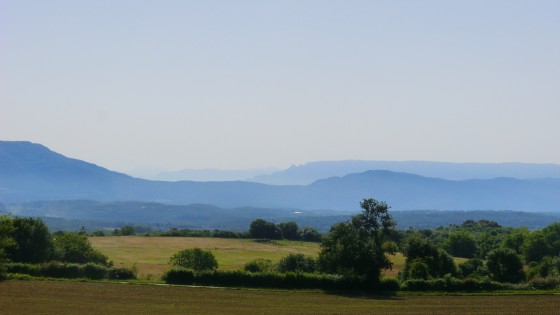 Vue sur les massifs
