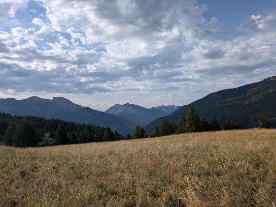 Vue sur les massifs