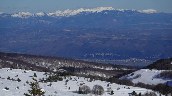 Vue sur les montagnes côté Verdon