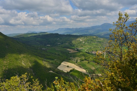 Vue sur les montagnes de Saoû
