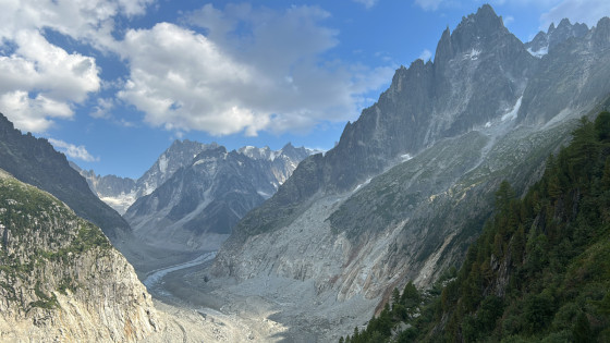 Vue sur les montagnes