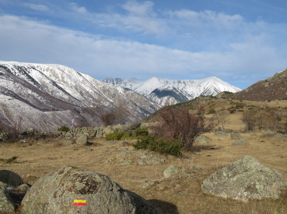 Vue sur les Pics du col Rouge