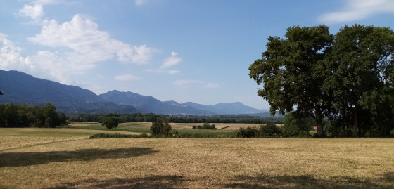 Vue sur les sommets du Bas-Chablais