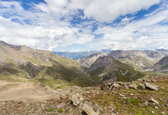 vue sur les sommets savoyards